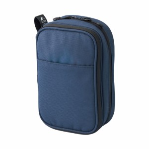 リヒトラブ CORDURA ツールポーチ ダブル ペンポーチ ネイビー A7765-11