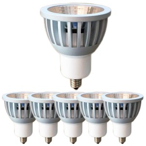 LEDスポットライト EZ10口金 12V COB7W JR50 ダイクロハロゲン電球 広角60度 ハロゲン形60W〜75W相当 密閉器具対応 (電球色相当(2700K), 