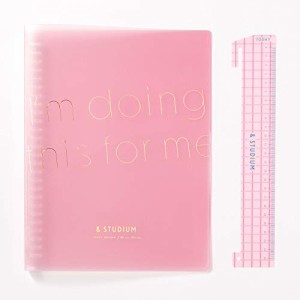 いろは出版 BINDER for self study GAB-02 PALE PINK