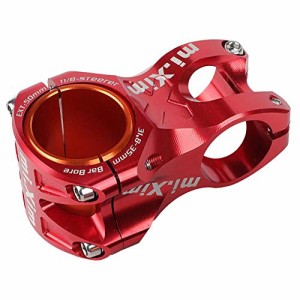 VGEBY１ バイクステム 31.8 * 50mm 防錆 軽量 中空設計 バイクショートハンドルバーステムライザー 自転車アクセサリー(赤)