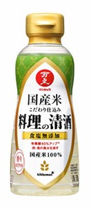 キッコーマン食品 マンジョウ 国産米こだわり仕込み 料理の清酒 [ 日本酒 300ml ]