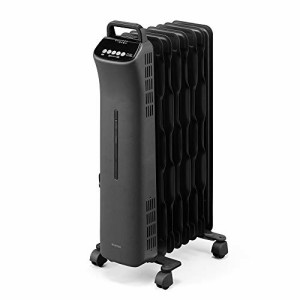 アイリスオーヤマ ヒーター オイルヒーター 8畳 ウェーブ型 500W/700W/1200W 小型 コンパクト 入りタイマー 温度調節可能 転倒オフ機能 