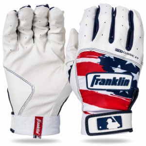 フランクリン FRANKLIN バッティンググローブ(両手用) CLASSIC XT 野球 バッティング 手袋 バッテ バッ手 プロ 22AW(21065) 21065ホワイ