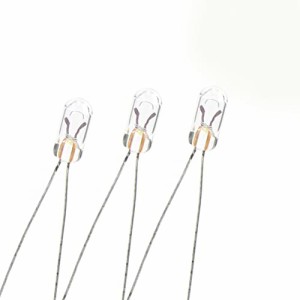 [送料無料]ジオラマ電飾などに ムギ球 200個セット 3mm 6V 透明 小型 電球 電車模型 鉄