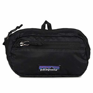 patagonia (パタゴニア) ウエストポーチ ULTRALIGHT BLACK HOLE MINI HIP PACK 1L 49447 BLK ブラック 本体:横約19cm、縦約12cm、マチ約4