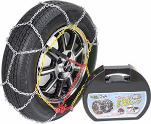 NEWRAYTON(ニューレイトン) アイスバーン らくらくタイヤチェーン 簡単取付けタイプ リング式9mm 【適合:155/65R15 165/65R14 175/60R14 