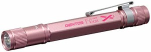 GENTOS(ジェントス) 懐中電灯 小型 LED ペンライト フルークス 単4電池式 18ルーメン LU-109PR ハンディライト フラッシュライト ワーク