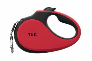 《送料無料》TUG 360°タングルフリー、頑丈引き込み式犬リード、スリップ防止ハンドル付き；5 m