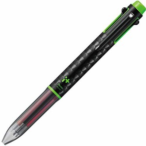 ぺんてる 5色ボールペン iプラス ブラックエディション BGH5MBR3 ブラック グリーン