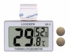 [送料無料]GXSTWU 温度計 爬虫類 湿度計 デジタル 両生類 温湿度計 HD液晶 ベルクロ フ