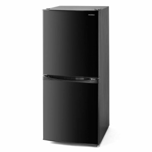 アイリスオーヤマ 冷蔵庫 142L 家庭用 幅50cm 冷凍庫 53L 右開き ブラック IRSD-14A-B 一人暮らし 省エネ 節電 静音設計 最高水準の冷凍