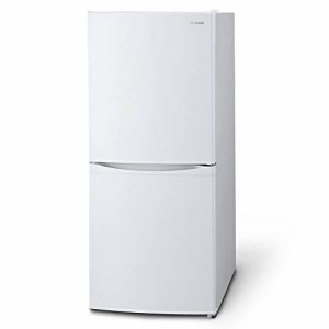 アイリスオーヤマ 冷蔵庫 142L 小型 一人暮らし 幅50cm 大容量 冷凍室 静音設計 省エネ基準達成率103% 右開き ホワイト IRSD-14A-W