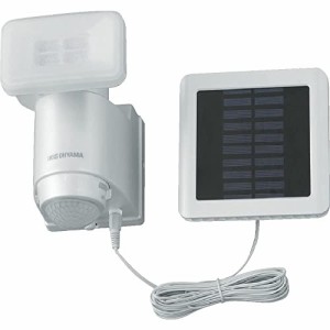 アイリスオーヤマ ソーラー発電式 LED人感センサーライト 防水仕様 明るさ400ルーメン LSL-SBSN-400