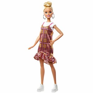 バービー(Barbie) ファッショニスタ ピンクチェックドレス 【着せ替え人形】【3歳~】GHW56