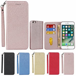 Eastwave i Phone 6 / 6S ケース アイフォン 6 / 6S ケース 手帳型iphone6S 手帳 iphone6 caseストラップ付き PU皮革 明るい色 内蔵マグ