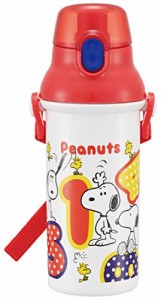 スケーター (skater) 子供用 プラスチック 水筒 日本製 スヌーピー PEANUTS 480ml PSB5SAN