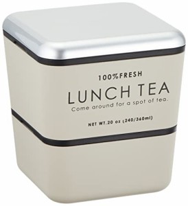 [送料無料]正和(Showa) 弁当箱 LUNCH TEA グレー スクエアネストランチ