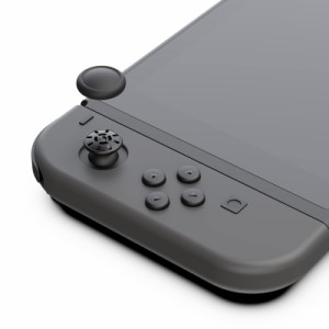 IDO Studio Skull ＆ Co. Nintendo Switch・SwitchLite通用 ジョイスティック頭 ゴム交換用 ブラック