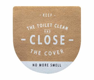 ベストコ(Bestco) トイレのフタに貼る 消臭シート ルール ナチュラル 1枚 簡単 おしゃれ 