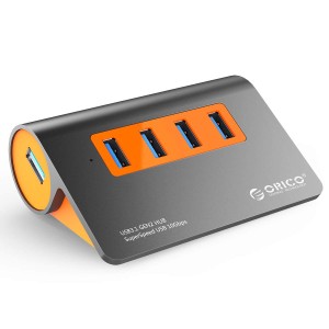[送料無料]【10Gbps高速転送】ORICO USB3.1ハブ Gen2 4ポート USBハブ 1