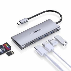 [送料無料]LENTION 6in1 USB C ハブ CB-C34 4K HDMI Micro S