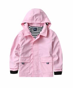 M2C ジャケット キッズ 子供服 ジャンパー アウター 春 秋 防水 長袖 女の子 ピンク 150