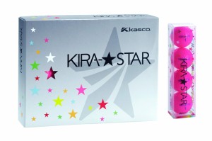 《送料無料》キャスコ(Kasco) ゴルフボール KIRA STAR2 キラスター2N