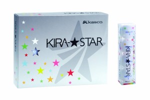 [送料無料]キャスコ(Kasco) ゴルフボール KIRA STAR2 キラスター2N ホワイト ダ