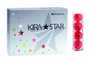 《送料無料》キャスコ(Kasco) ゴルフボール KIRA STAR2 キラスター2N