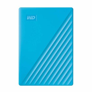 WD ポータブルHDD 5TB USB3.0 ブルー My Passport 暗号化 パスワード保護 外付けハードディスク / メーカー3年保証 WDBPKJ0050BBL-WESN 