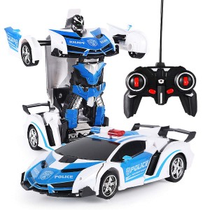 ラジコンカー RCカー おもちゃの車 オフロードリモコンカー 高速 安定性高い 耐衝撃 子供おもちゃ 贈り物 (青)