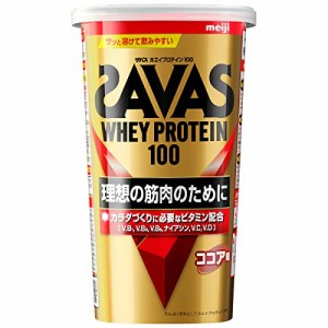 明治 ザバス(SAVAS) ホエイプロテイン100 ココア味【14食分】 294g