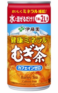 伊藤園 健康ミネラルむぎ茶 希釈用 (缶) 180g ×30本 デカフェ・ノンカフェイン