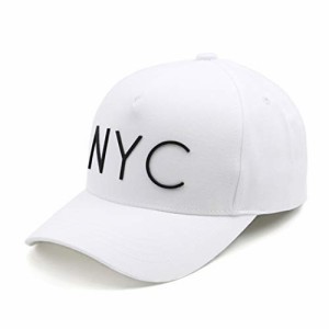 Noname 韓国 ファッション K-POP NYC 野球 帽子 カジュアル UVカット キャップ Baseball Cap 野球帽 男女兼用 Tag付き 【FreeSize】【