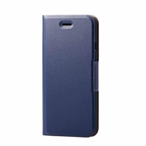 エレコム i Phone SE 第2世代 2020 / 8 / 7 対応 ケース ULTRA SLIM ソフトレザー 驚くほど薄くて軽い マグネット付き スタンド機能 ネ