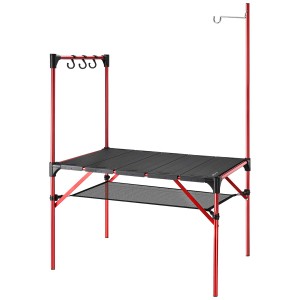 ［送料無料］Tentock 折り畳み式 テーブル アルミ製 アウトドア キャンプ 用 無限拡大可能 