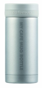 パール金属 水筒 ボトル マグボトル 200ml 保冷 保温 スリムタイプ マットシルバー マイカフェマグ HB-5191