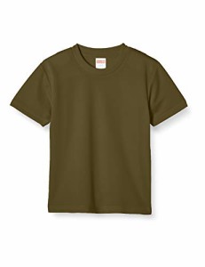 ユナイテッドアスレ Tシャツ 4.1oz ﾄﾞﾗｲｱｽﾚﾁｯｸTｼｬﾂ ｷｯｽﾞ OD 日本 150 (日本サイズ150 相当)