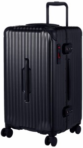 カーゴ スーツケース 4~6泊 | レクタ形状 | スリムフレーム | グッドサイズ | CAT68SSR 付 60L 5.1kg ジェットブラック