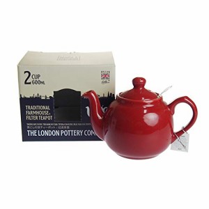 LONDON POTTERY(ロンドンポタリー) ファームハウス ティーポット 2カップ用 レッド