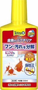 テトラ (Tetra) 金魚のバクテリア 250ミリリットル 水槽の汚れを分解するお掃除バクテリア添加剤 バチルス菌がフンを分解 はたらく善玉菌