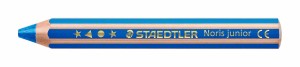 ステッドラー 色鉛筆 あお ブルー 6本 ノリスジュニア 水彩色鉛筆 太軸 140-3*6