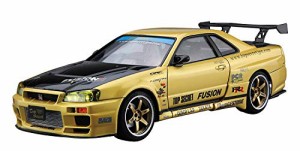 青島文化教材社 1/24 ザ・チューンドカーシリーズ No.15 トップシークレット BNR34 スカイライン GT-R 2002年式 ニッサン プラモデル