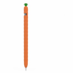 AhaStyle Apple Pencil 第一世代用シリコン保護ケース 果物デザイン Apple Pencil 初代に適用 握り心地アップ (オレンジ)