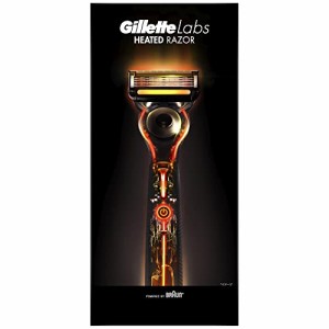 ジレット Gillette Labs ヒーテッドレーザー 髭剃り カミソリ 男性 3個アソート ブラック