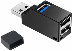 USBハブ 3ポート USB3.0＋USB2.0コンボハブ 超小型 高速 軽量 バスパワー ポート拡張 コンパクトMac OS*10.6 OS*10.7-10.8 Windows 10、8