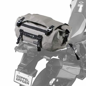 DOPPELGANGER(ドッペルギャンガー) ターポリンツーリングドラムバッグ 【バイク専用の防水 シートバッグ】 容量30L 専用固定ベルト・ショ