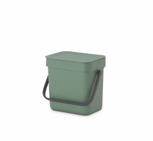 ブラバンシア ゴミ箱 ダストボックス フタ付 ソート＆ゴー コンパクト キッチン周り 3L グリーン 129865