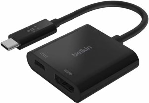 Belkin USB-C to HDMI + USB-C 60W PD 対応変換アダプタ i Phone 15 / iPad/iPad Pro/iPad mini/MacBook/MacBook Pro/MacBook Air/Window