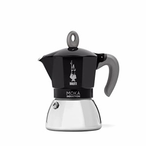 Bialetti (ビアレッティ) モカ インダクション 6カップ用 IH対応 ＆ 直火式 (コーヒー エスプレッソ マキネッタ)